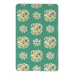 Retro 1960s Flowers Pattern 2 Name Card Style Usb Flash Drive by patterns123