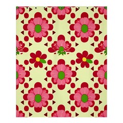 Retro 1960s Flowers Pattern 4 Shower Curtain 60  X 72  (medium) 