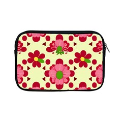 Retro 1960s Flowers Pattern 4 Apple Ipad Mini Zipper Cases