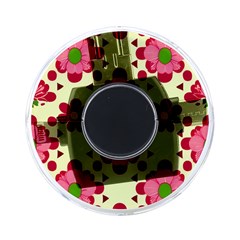 Retro 1960s Flowers Pattern 4 On-the-go Memory Card Reader by patterns123