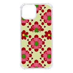 Retro 1960s Flowers Pattern 4 Iphone 14 Tpu Uv Print Case by patterns123