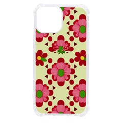 Retro 1960s Flowers Pattern 4 Iphone 13 Mini Tpu Uv Print Case by patterns123