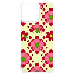 Retro 1960s Flowers Pattern 4 Iphone 15 Pro Max Tpu Uv Print Case