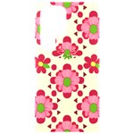 Retro 1960s Flowers Pattern 4 Samsung Galaxy S24 Ultra 6.9 Inch Black TPU UV Case Front