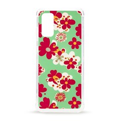 Retro 1960s Flowers Pattern Samsung Galaxy S20 6 2 Inch Tpu Uv Case