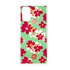 Retro 1960s Flowers Pattern Samsung Galaxy Note 20 Tpu Uv Case by patterns123