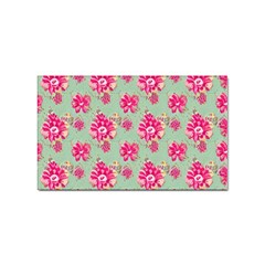 Retro 1880s Flowers Pattern 11 Sticker (rectangular) by violetheavensky