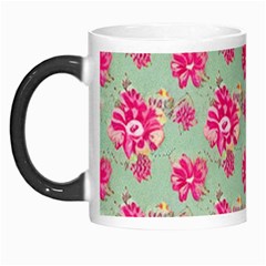 Retro 1880s Flowers Pattern 11 Morph Mug by patterns123