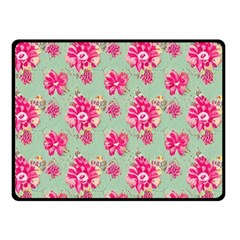 Retro 1880s Flowers Pattern 11 Fleece Blanket (small)