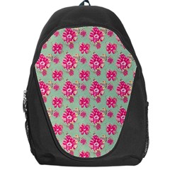 Retro 1880s Flowers Pattern 11 Backpack Bag