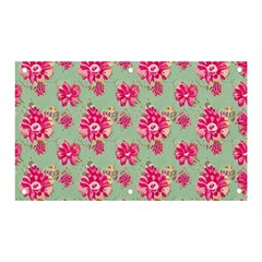 Retro 1880s Flowers Pattern 11 Banner And Sign 5  X 3  by violetheavensky