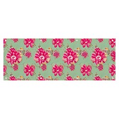 Retro 1880s Flowers Pattern 11 Banner And Sign 8  X 3 