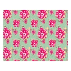 Retro 1880s Flowers Pattern 11 Premium Plush Fleece Blanket (large) by patterns123