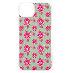 Retro 1880s Flowers Pattern 11 Iphone 15 Tpu Uv Print Case by violetheavensky