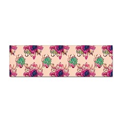 Retro 1880s Flowers Pattern 10 Sticker (bumper) by violetheavensky