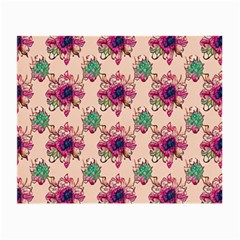 Retro 1880s Flowers Pattern 10 Small Glasses Cloth