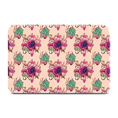 Retro 1880s Flowers Pattern 10 Plate Mats