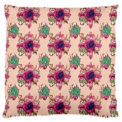 Retro 1880s Flowers Pattern 10 Large Cushion Case (one Side)