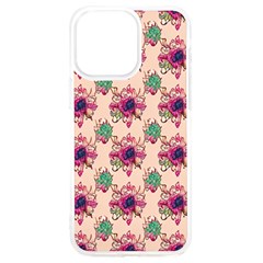 Retro 1880s Flowers Pattern 10 Iphone 15 Pro Max Tpu Uv Print Case by patterns123