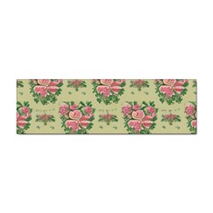 Retro 1880s Flowers Pattern 9 Sticker Bumper (100 Pack) by patterns123