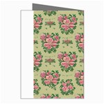 Retro 1880s Flowers Pattern 9 Greeting Cards (Pkg of 8) Right