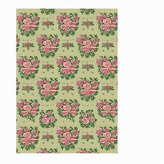 Retro 1880s Flowers Pattern 9 Large Garden Flag (two Sides)