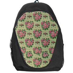 Retro 1880s Flowers Pattern 9 Backpack Bag