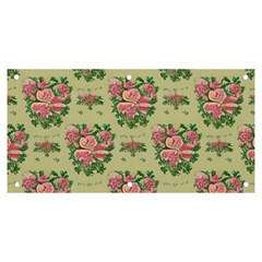 Retro 1880s Flowers Pattern 9 Banner And Sign 6  X 3  by patterns123