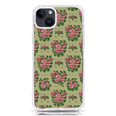 Retro 1880s Flowers Pattern 9 Iphone 14 Plus Tpu Uv Print Case by violetheavensky