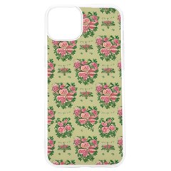 Retro 1880s Flowers Pattern 9 Iphone 15 Pro Tpu Uv Print Case by patterns123