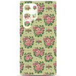 Retro 1880s Flowers Pattern 9 Samsung Galaxy S24 Ultra 6.9 Inch Black TPU UV Case Front