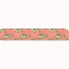 Retro 1880s Flowers Pattern 12 Small Bar Mat