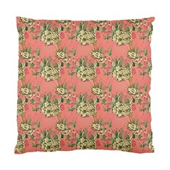 Retro 1880s Flowers Pattern 12 Standard Cushion Case (two Sides)