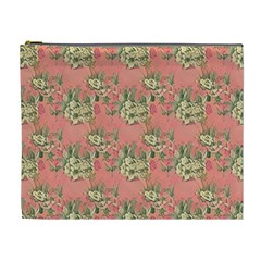 Retro 1880s Flowers Pattern 12 Cosmetic Bag (xl)