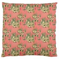 Retro 1880s Flowers Pattern 12 Large Cushion Case (two Sides)