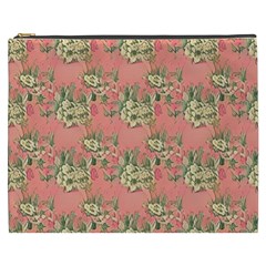 Retro 1880s Flowers Pattern 12 Cosmetic Bag (xxxl)