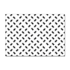 Fly Phot Motif Seamless Black And White Pattern Sticker A4 (10 Pack) by dflcprintsclothing