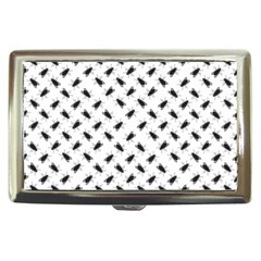 Fly Phot Motif Seamless Black And White Pattern Cigarette Money Case