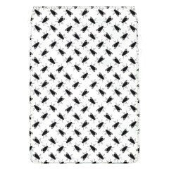 Fly Phot Motif Seamless Black And White Pattern Removable Flap Cover (l)