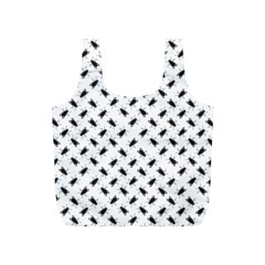 Fly Phot Motif Seamless Black And White Pattern Full Print Recycle Bag (s)