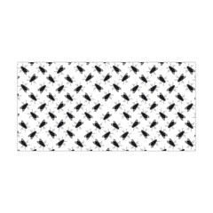 Fly Phot Motif Seamless Black And White Pattern Yoga Headband by dflcprintsclothing