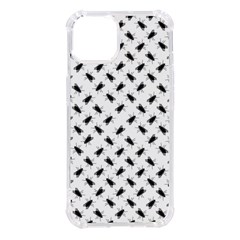 Fly Phot Motif Seamless Black And White Pattern Iphone 14 Tpu Uv Print Case by dflcprintsclothing