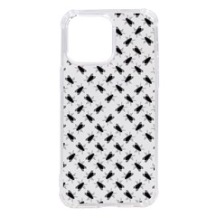 Fly Phot Motif Seamless Black And White Pattern Iphone 14 Pro Max Tpu Uv Print Case by dflcprintsclothing