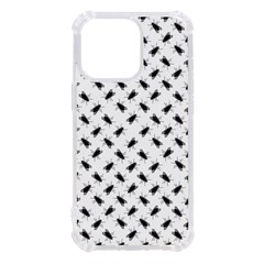 Fly Phot Motif Seamless Black And White Pattern Iphone 13 Pro Tpu Uv Print Case by dflcprintsclothing