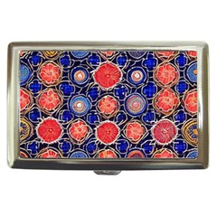 Retro Geometric Shapes And Flowers 3 Cigarette Money Case