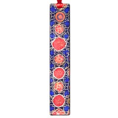 Retro Geometric Shapes And Flowers 3 Large Book Marks