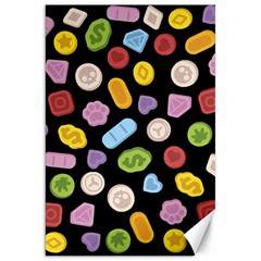 Ecstasy Pills Pattern Canvas 20  X 30 