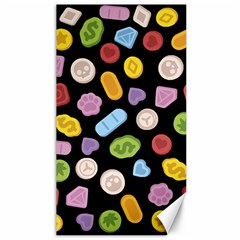 Ecstasy Pills Pattern Canvas 40  X 72 