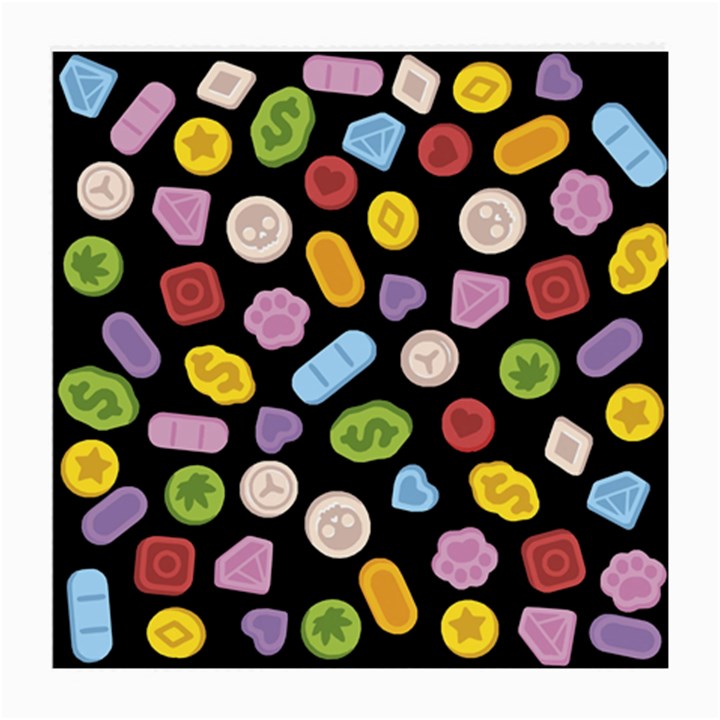 Ecstasy pills pattern Medium Glasses Cloth (2 Sides)