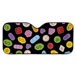 Ecstasy pills pattern Car Windshield Sunshade Front